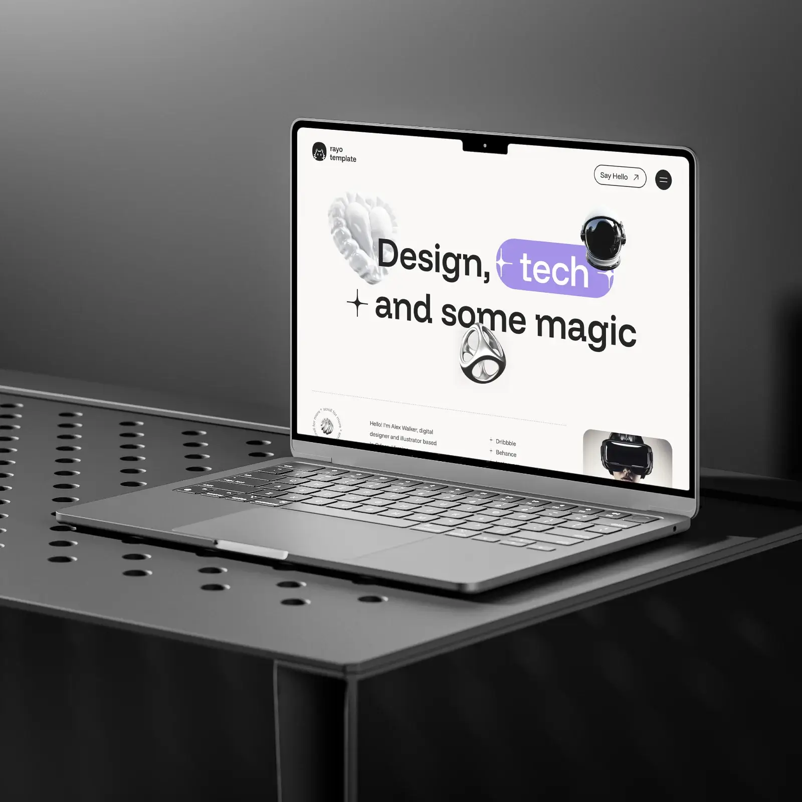 Creative studio template for modern agencies